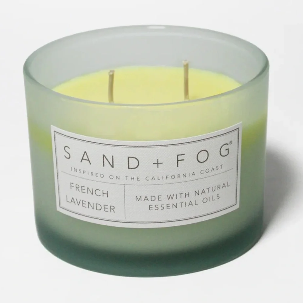 Sand + Fog French Lavender Candle 12oz, 2 Wick - Picture 7 of 12